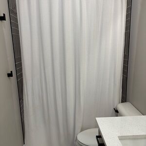 White Shower Curtain